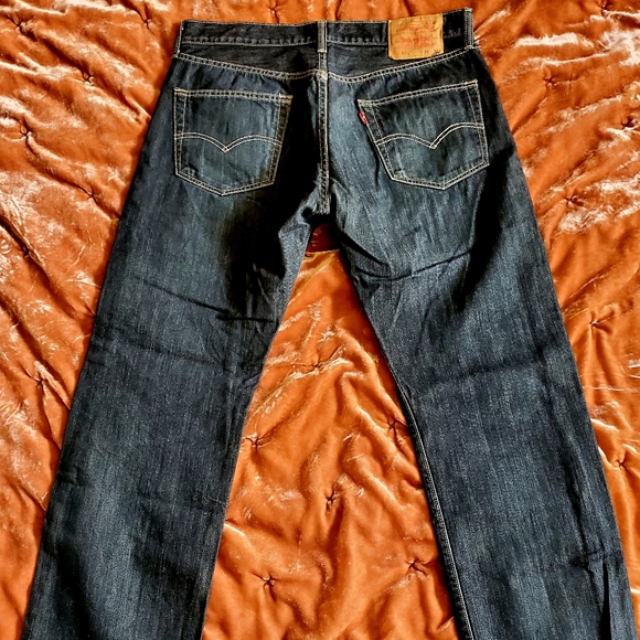 501 Levi Men's Jeans 34/30 - Picture 2 of 3